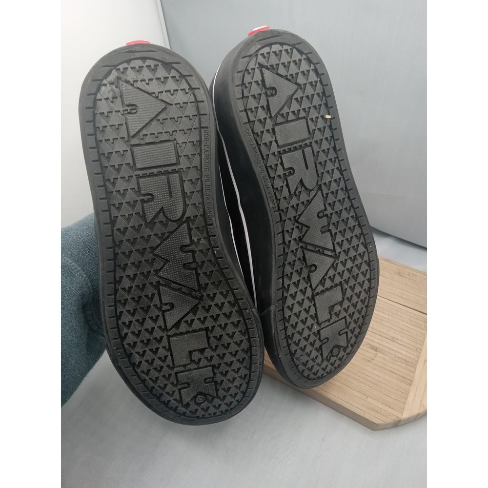BOY'S AIRWALK-SIDEKICK CANVAS FABRIC SKELATON SLIP‎ ON BLACK ATHLETIC Shoes Sz 5 - Picture 15 of 16